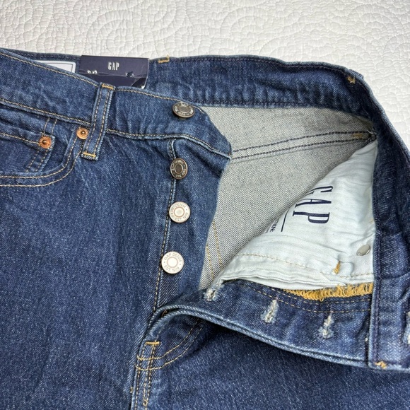 NWT GAP High Rise Cheeky Straight High Rise Jeans in Blue size 25 - Picture 8 of 9